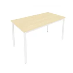 Стол письменный на металлокаркасе СЛИМ СЙСТЕМ С.СП-5 Клен-Белый / SLIM SYSTEM