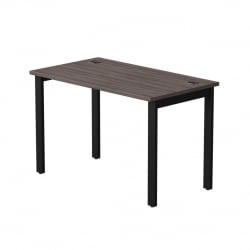 Стол прямой на металлокаркасе, опоры 90 гр Еверпроф ЕВО 254С006 Дуб Пасадена Черный / Everprof EVO 254S006