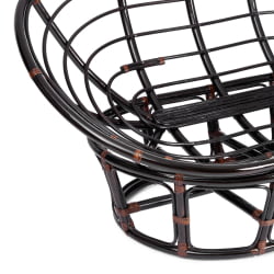 Диван МАМАСАН/МАМАСАН 23/02 В /с подушкой/ 169х102х80 см, Антикуе бровн, матрац 182х119 см, ткань серо-бежевая 3М 16/2 / MAMASAN/МАМАСАН W Antique brown,