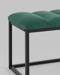 Банкетка Хостен велюр Зеленый