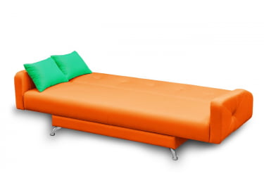 Диван МАНГО 3 (2 категория) Оранжевый Зеленый / MANGO
