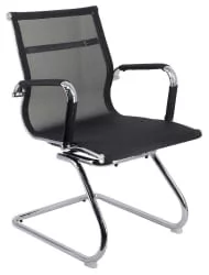 Кресло для посетителей Опера CФ сетка Черный / Opera CF