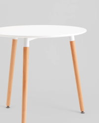 Стол круглый ЕАМЕС ДСТ НЕВ Д=80 белый / EAMES DST NEW D=80