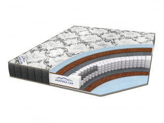 Матрас Меркурий в ткани Блаcк анд Вхите (90*195) 80кс190 / Black and White 80x190