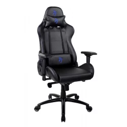 Геймерское кресло Ароззи Верона Сигнатуре Блаcк ПУ Блуе Лого / Arozzi Verona Signature Black PU Blue Logo