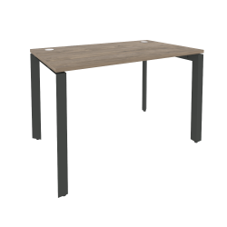 Стол рабочий на П-образном м/к ОНИКС O.MP-SP-2.7 Тиквуд Темный/Антрацит / ONIX