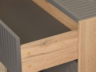 Комод в прихожую Монако 902.18 Дуб Вотан Оникс Графит