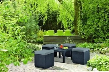 Пуф-сундук Кубе Графит / Cube