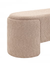 Банкетка Такс букле Капучино / Taks