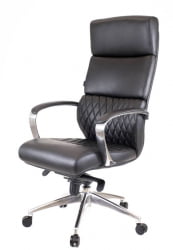 Кресло для руководителя Еверпроф Пресидент Экожа Черный / Everprof President