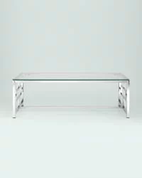 Журнальный стол БРУКЛИН 120кс60 Серебро / 120x60