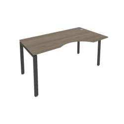 Стол письменный МЕТАЛ СЙСТЕМ Б.СА-1 Пр Вяз/Антрацит / METAL SYSTEM