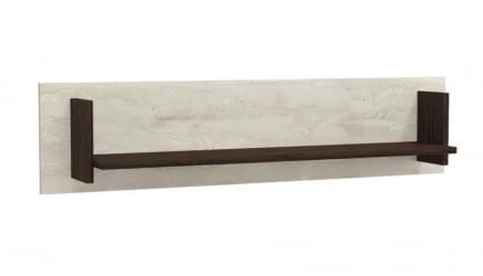 Полка Лючия 33.16 Бетон пайн белый Венге