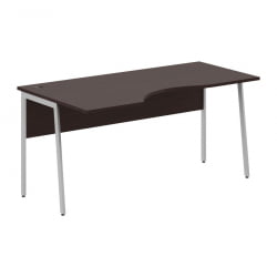 Стол эргономичный левый ИМАГО Плус СА-1П(Л) Венге Магия Серый / IMAGO Plus СА-1P(Л)