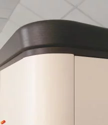 Шкаф для одежды со штангой Катрин 92.11 Дуб венге Белый песок Браун вуд