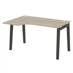 Стол эргономичный левый ОНИКС ВООД ОВ.СА-2(Л) Дуб Аттик/Темный / ONIX WOOD OW.SA-2(L)