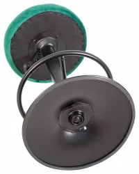 Табурет барный ДОБРИН БРУНО БЛАCК велюр Зеленый МДЖ9-88 / DOBRIN BRUNO BLACK MJ9-88