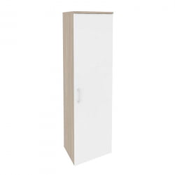 Гардероб узкий (правое исполнение) ОНИКС О.ГБ-1(Р) Дуб Аттик/Белый / ONIX O.GB-1(R)