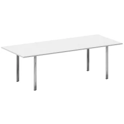 Стол переговорный МЕТАЛ СЙСТЕМ ДИРЕCТ БП.ПРГ-240 Белый / METAL SYSTEM DIRECT