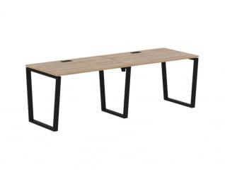 Бенч-система ЕДИС ЕВВСТ 2380 Дуб Денвер светлый Черный / EDIS EVWST