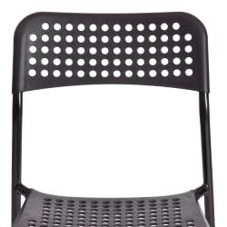 Металлический стул АДДЕ (мод. C-049) металл/пластик, 39 х 49 х 78 см, Блаcк (черный) / ADDE (mod. C-049) Black