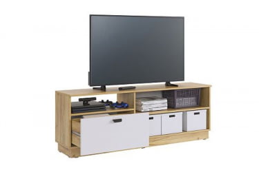 Тумба Моди МГМ-03 дуб крафт золотой/белое дерево / MGM-03