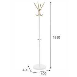 Вешалка В 33Н Белый