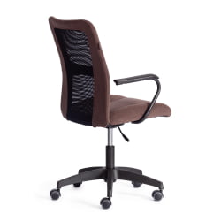 Кресло СТАФФ СТАФФ флок/ткань, коричневый/черный, 6/В-11 / STAFF STAFF 6/W-11