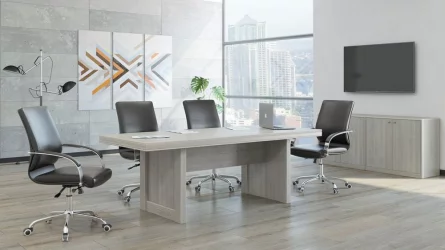 Комплект мебели для переговорной Берн 12 Светлый дуб / Bern