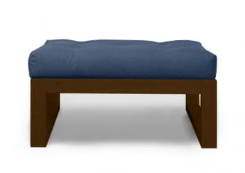 Пуфик Демоку СТ небесно-голубой_темный дуб / Demoku