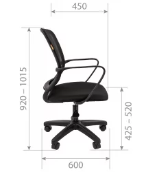 Кресло для оператора CХАИРМАН 698 ЛТ (ЛТ) Красный / CHAIRMAN (LT)