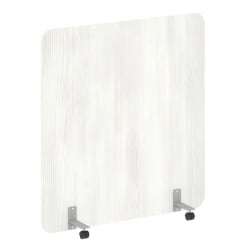 Перегородка на металлических опорах, на роликах Р-лине ДП.Р-140-150 Снежная Патина / R-line DP.R-140-150