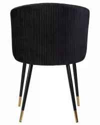 Стул обеденный ДОБРИН МАРЙ Черный велюр 1922-21 / DOBRIN MARY