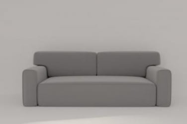 Диван прямой Сандвик (Берхоусе) Цвет фасада: Левис 04 велюр; Тип: Прямой; Материал фасада: Металл/Велюр / (Berhouse)