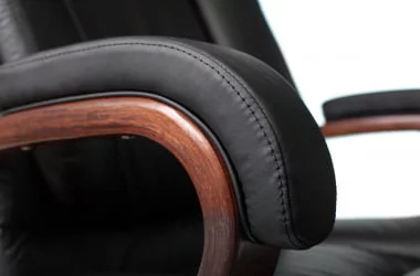 Кресло руководителя Бюрократ Т-9925ВАЛНУТ Черный / T-9925WALNUT