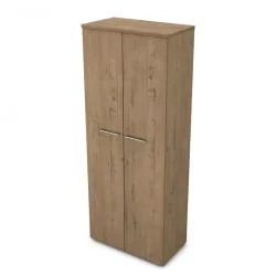 Шкаф высокий ГЛОСС ЛИНЕ 9НШ.005.1 Теаквоод / GLOSS LINE Teakwood