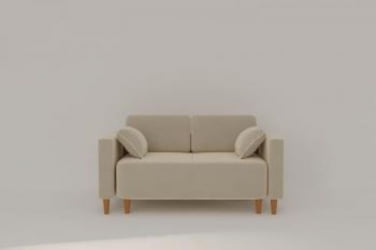 Диван прямой Ультра (Берхоусе) Цвет фасада: Левис 09 велюр; Тип: Прямой; Материал фасада: Металл/Велюр / (Berhouse)