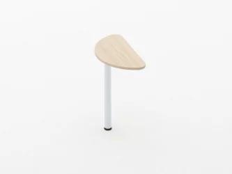 Приставка-полукруг Глассй 2.14 Бук светлый / Glassy