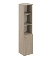 Шкаф высокий полуоткрытый правый Сигма СГ.832.ОД.ОД.Р Дуб темный / Sigma SG.832.OD.OD.R