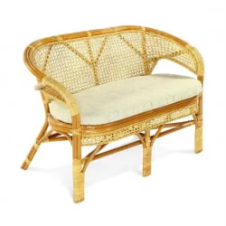 Диван 2х местный Пеланги, подушки на молнии Пеланги 02/15-4 олива / Pelangi