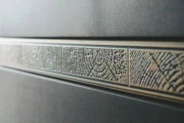 Стол с 3 ящиками (система Хеттич) Бруклин 101.91 Дуб Кронберг/Лагода/Антрацит / Hettich)