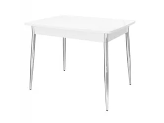 Обеденный стол Орфей 39.10 Белый шпон