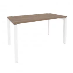 Стол рабочий на П-образном м/к ОНИКС О.МП-СП-3.7 Дуб Аризона/Белый / ONIX O.MP-SP-3.7