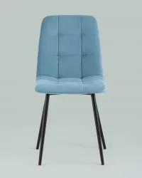 Стул Оливер велюр Пыльно-голубой / Oliver