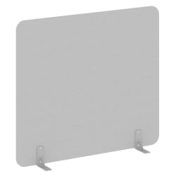 Перегородки на металлических опорах на фетровых подпятниках Р-лине ДП.Ф-160-140 Серый / R-line DP.F-160-140