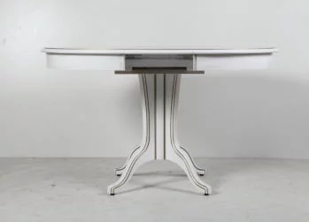 Стол деревянный Орион-5 (д1100) тон 1 с золотой патиной / (d1100)