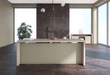 Кабинет руководителя Торр ЛУКС №6 Дуб Каньон Латте / Torr LUX