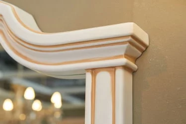 Комплект мебели для спальни Марлен №6 Кремовый белый Патина