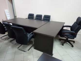 Кресло для посетителей Бонд CФ экокожа Черный / Bond CF