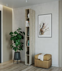 Стеллаж для дома Пайн ПП 4 Дуб Ривьера Бетон Пайн